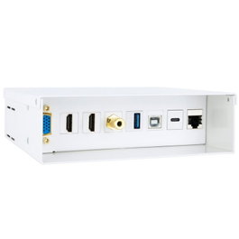 Nanocable Caja de Conexiones Multimedia Blanco 10.35.0004